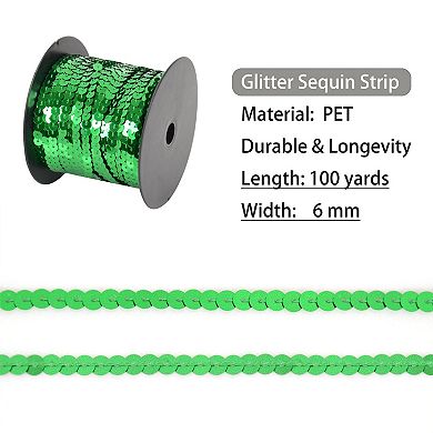 Flat Sequin Strips, String Metallic Strand, Paillette Metallic Trim Sewing DTY Craft Embellishment