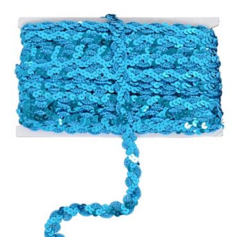 Sequin Braid Trim, Glitter Metallic Paillette Sequin Ribbon, DIY Sewing Embellishments