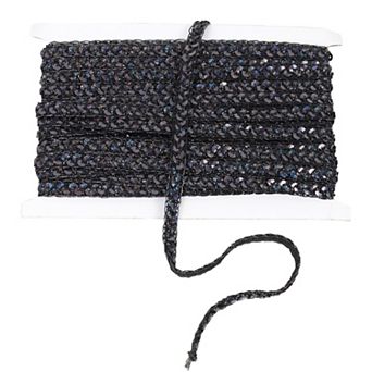 Sequin Braid Cord Trim, Sewing Sequin Ribbon for DIY Crafts Party Decorations
