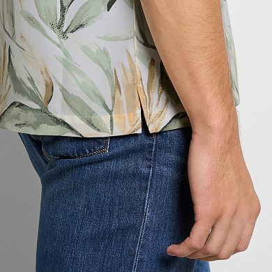 Men's Van Heusen Foliage Print Short Sleeve Shirt