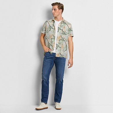 Men's Van Heusen Foliage Print Short Sleeve Shirt