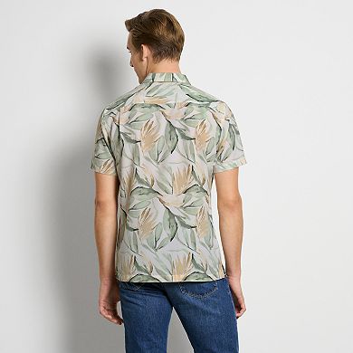 Men's Van Heusen Foliage Print Short Sleeve Shirt