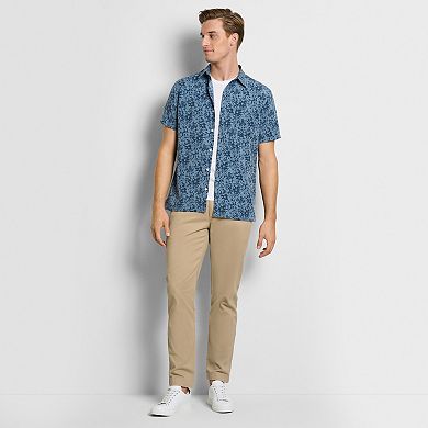 Men's Van Heusen Asphalt Print Short Sleeve Shirt