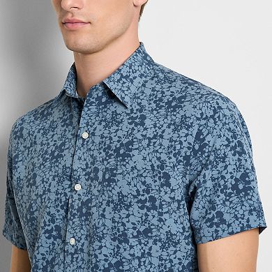 Men's Van Heusen Asphalt Print Short Sleeve Shirt