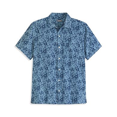 Men's Van Heusen Asphalt Print Short Sleeve Shirt