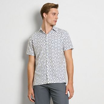 Men's Van Heusen Ikat Print Short Sleeve Shirt