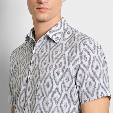 Men's Van Heusen Ikat Print Short Sleeve Shirt