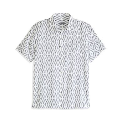 Men's Van Heusen Ikat Print Short Sleeve Shirt