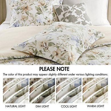 Harbor House Herbal 5 pc Cotton Sateen Print Duvet Set
