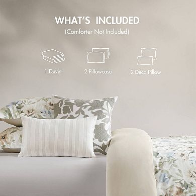 Harbor House Herbal 5 pc Cotton Sateen Print Duvet Set