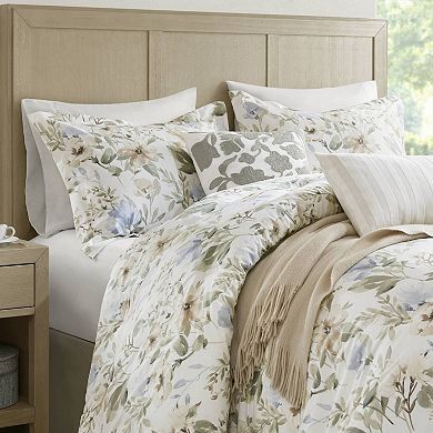 Harbor House Herbal 6 pc Cotton Sateen Oversized Print Comforter Set