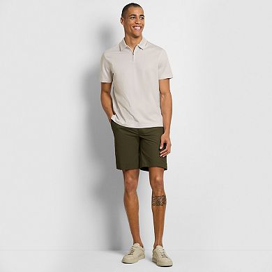Men's Van Heusen Essential Tonal Jacquard Zip Polo