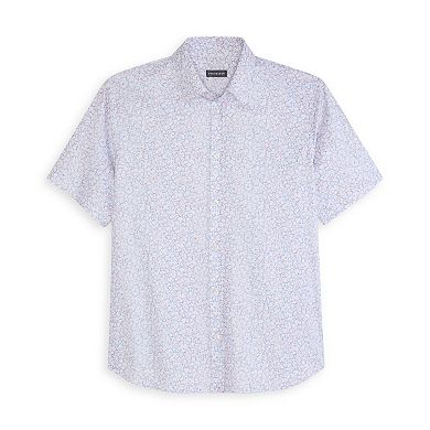 Men's Van Heusen Performance Pique Flower Print Short Sleeve Shirt