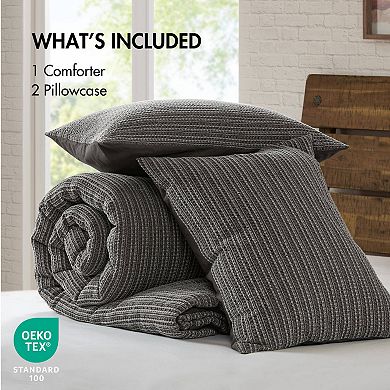 Woolrich Lyon Waffle Washed Cotton Comforter Set