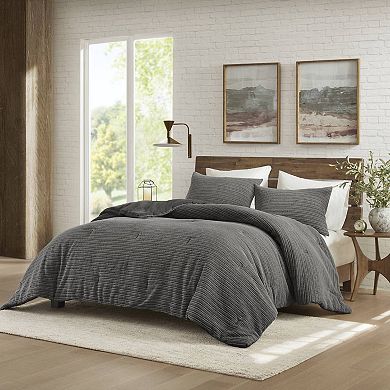 Woolrich Lyon Waffle Washed Cotton Comforter Set