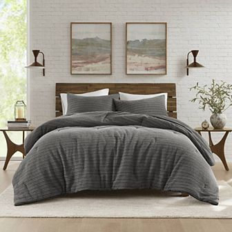 Woolrich Lyon 3 pc Waffle Washed Cotton Comforter Set