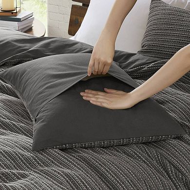 Woolrich Lyon 3 pc Waffle Washed Cotton Duvet Set