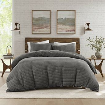 Woolrich Lyon 3 pc Waffle Washed Cotton Duvet Set