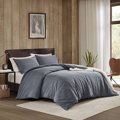 Woolrich Mckenzie 3 pc Twill Washed Cotton Duvet Set
