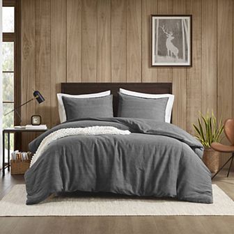 Woolrich Mckenzie 3 pc Twill Washed Cotton Duvet Set