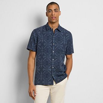 Men's Van Heusen Bandana Print Short Sleeve Shirt