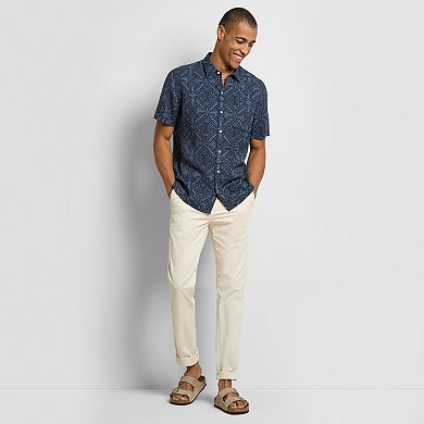 Men's Van Heusen Bandana Print Short Sleeve Shirt