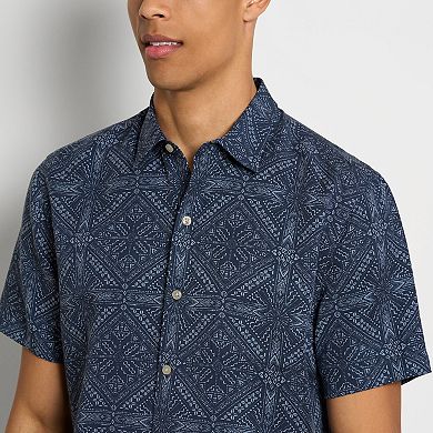 Men's Van Heusen Bandana Print Short Sleeve Shirt