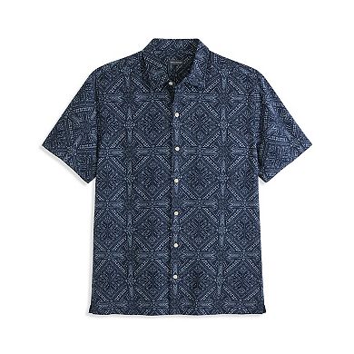 Men's Van Heusen Bandana Print Short Sleeve Shirt