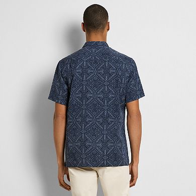 Men's Van Heusen Bandana Print Short Sleeve Shirt