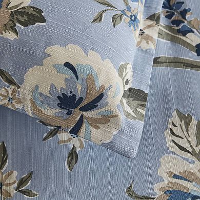Madison Park Isadora Floral 7 pc Comforter Set with Throw Pillows