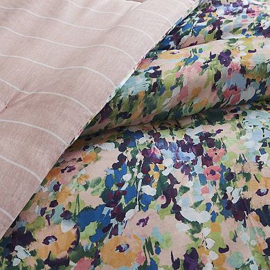 Madison Park Amira 8 pc Cotton Sateen Comforter Set with Throw Pillows