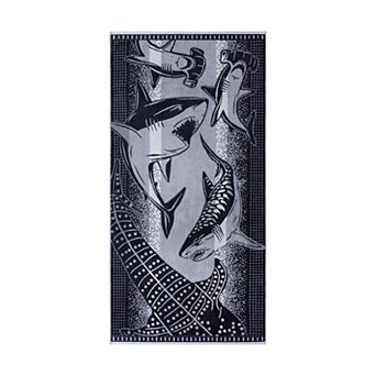 The Big One® Oversized Shark Beach Towel