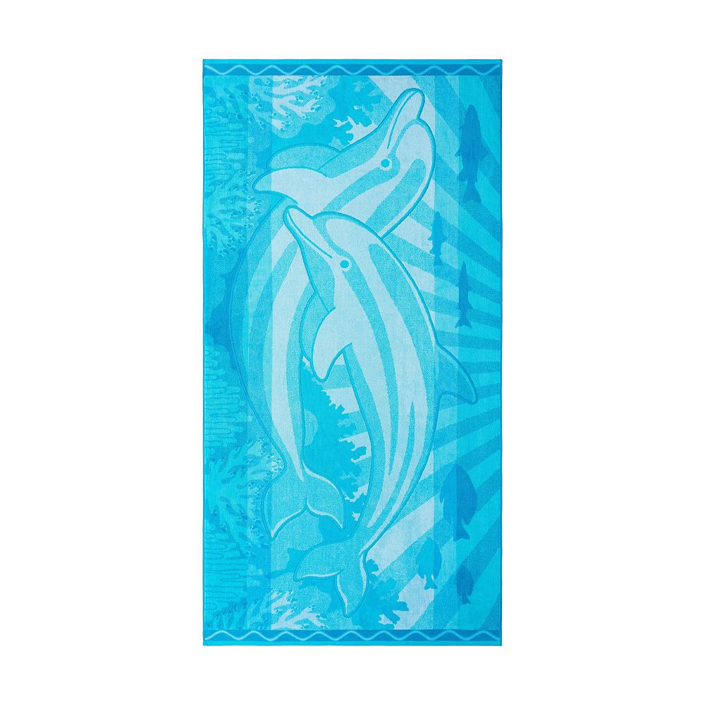 The Big One® Oversized Dolphin Beach Towel