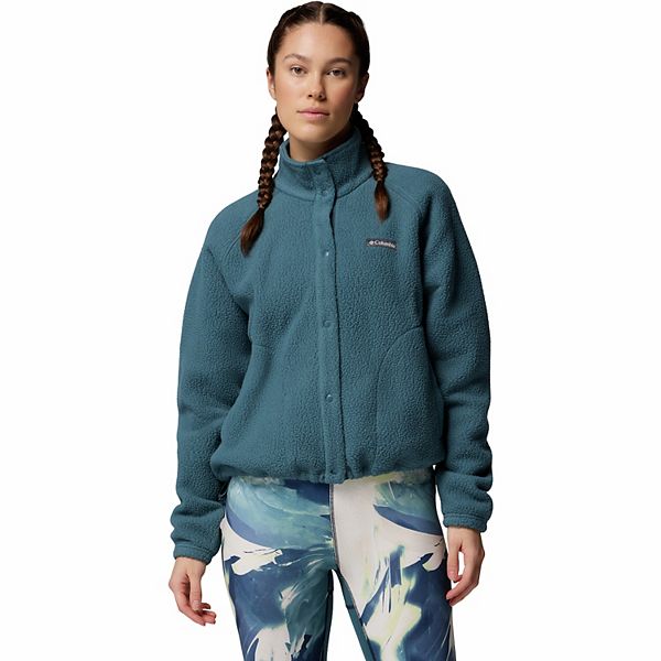 Women's Columbia Jasper Ridge Pebbled Fleece Full Snap Jacket