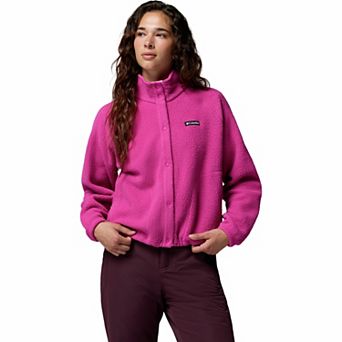 Women's Columbia Jasper Ridge Pebbled Fleece Full Snap Jacket