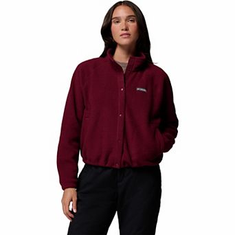 Women's Columbia Jasper Ridge Pebbled Fleece Full Snap Jacket