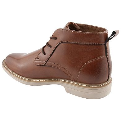 Deer Stags Garfield Boys' Comfort Bungee Lace Chukka Boots