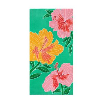 The Big One® Oversized Hibiscus Beach Towel