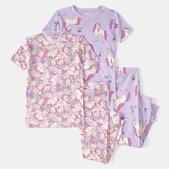 Toddler Girl Carter's 4 pc Pajama Set