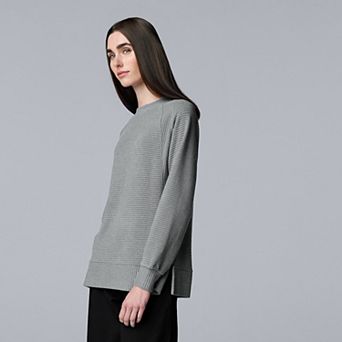 Petite Simply Vera Vera Wang Cozy Side Slit Tunic