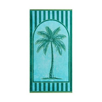 The Big One® Oversized Palm Stripe Beach Towel