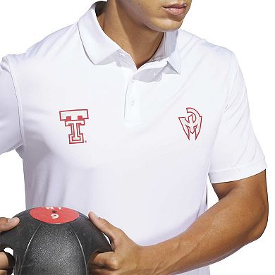 Men's adidas Texas Tech Red Raiders Coach Sportswear Polo Shirt