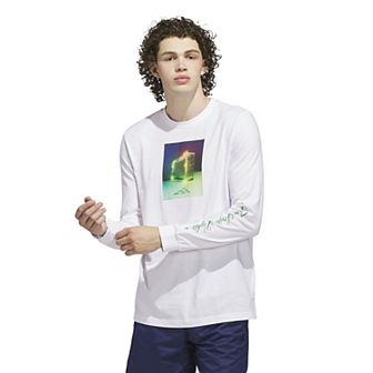 Men's adidas 3-Stripe Lights Long Sleeve Graphic T-Shirt