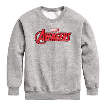 Boys 8-20 Marvel The Avengers Logo Crew Fleece Sweatshirt