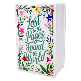 Streamline Decorative Book Vase Table Decor