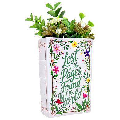 Streamline Decorative Book Vase Table Decor