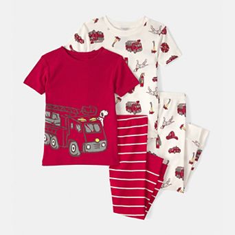Baby Boy Carter's 4 pc Pajama Top & Pajama Bottoms Set