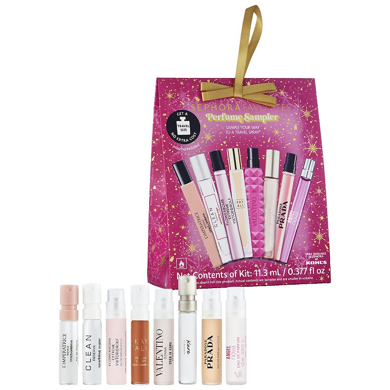 Sephora Favorites Holiday Sampler Set With Redeemable Voucher for Travel Spray, Vivabox