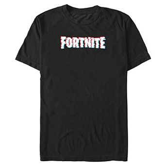 Big & Tall Fortnite Glitchy Logo Graphic Tee