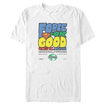 Big & Tall Superman Force For Good Est. 1938 Short Sleeve Graphic Tee